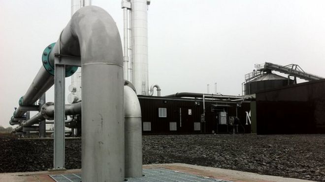 Завод по анаэробному сбраживанию Northumbrian Water в Хаудоне близ Ньюкасла на Тайне