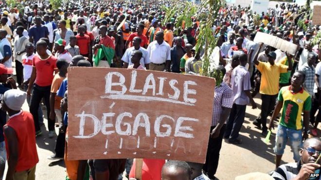 Протесты в Буркина-Фасо