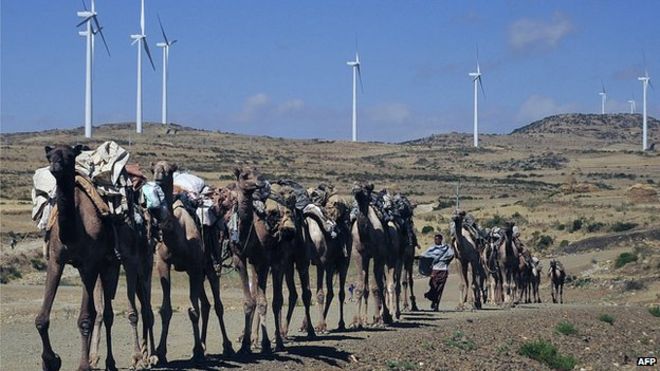 Windfarm в Эфиопии