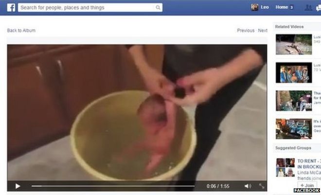 Facebook детское видео