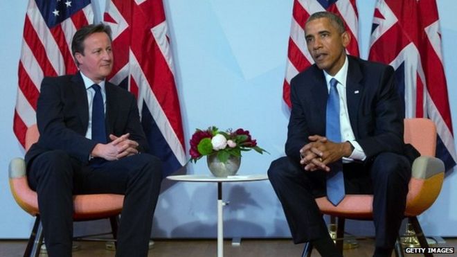 Президент Барак Обама и премьер-министр Дэвид Кэмерон
