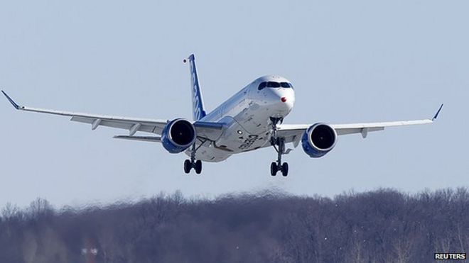 Самолет Bombardier CS300