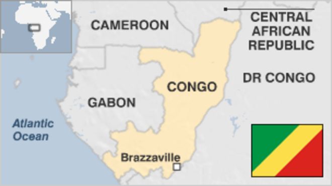 Карта Конго