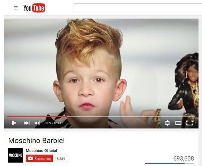 Barbie's Moschino ad features a fierce little boy for the first time -  Digiday