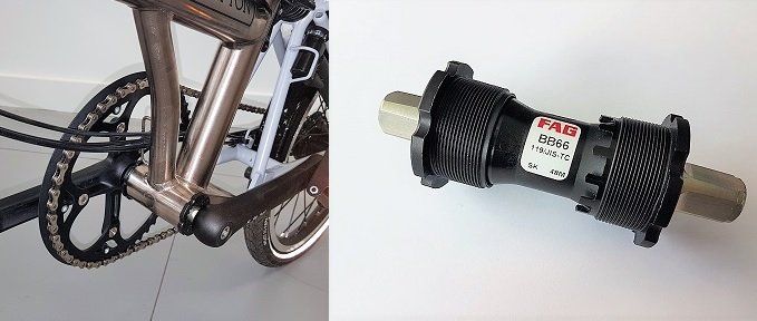 Bottom store bracket brompton