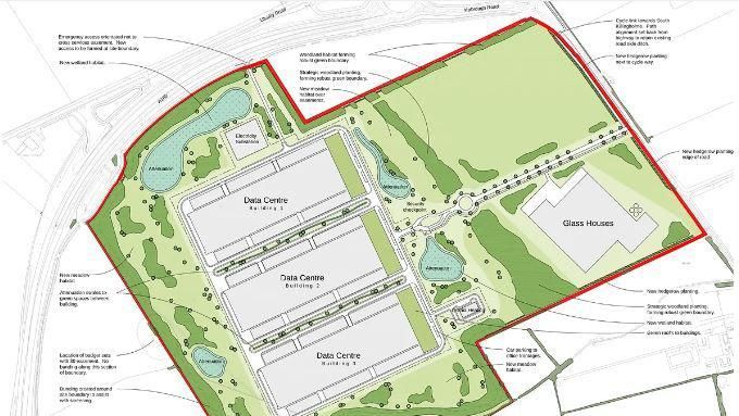 Site plan for the Humber Tech Park