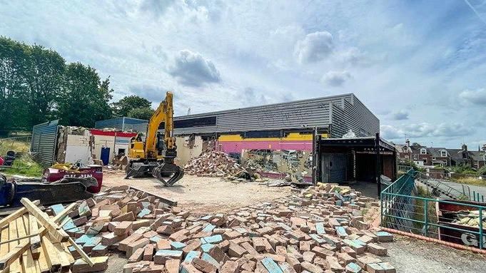 Clifton Hill leisure centre demolition