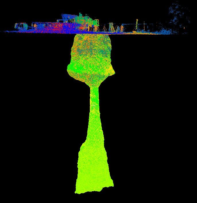 Laser scan survey of Sappers Field sinkhole