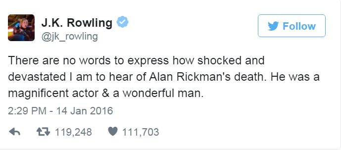 Alan Rickman: Friends and stars pay tribute - BBC News