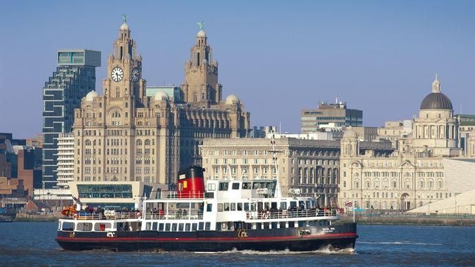 Generic image of Merseytravel ferry on the Mersey
