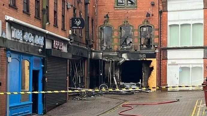 The former Yates Wine Bar in Hanley, Stoke-on-Trent