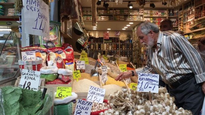 Ankara Ulus'ta pazar fotoğrafı