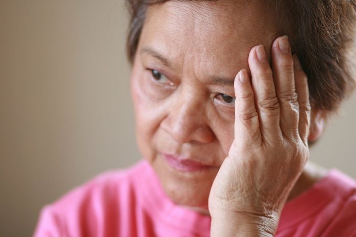 GETTY CREATIVE GENERIC Older woman with a worried look on her face