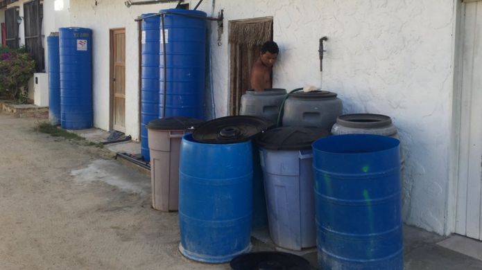 Tanques de agua.