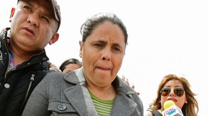 Bernarda Guzmán, hermana de Joaquín "El Chapo" Guzmán. Su familia vive en Sinaloa.
