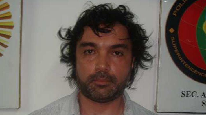 Henry de Jesus Lopez after his arrest in Argentina