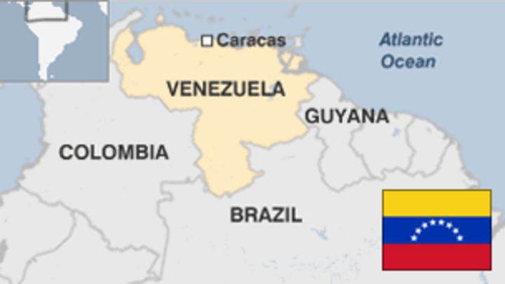 venezuela location on world map Venezuela Country Profile Bbc News venezuela location on world map