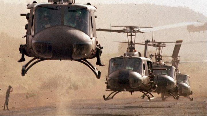 Combat helicopters in the Vietnam War