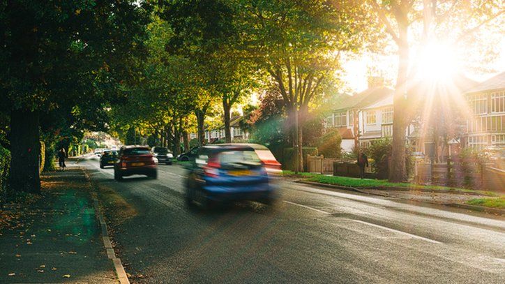 A road in Surrey