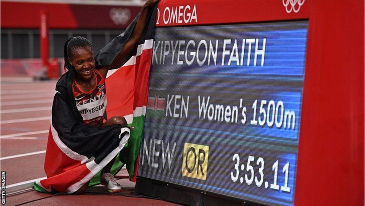 Kenya's Faith Kipyegon