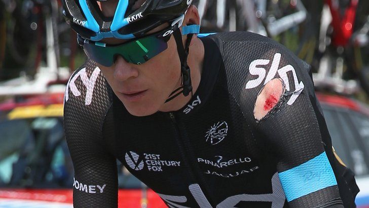 Chris Froome of Great Britain and Team Sky in the 2014 Tour de France