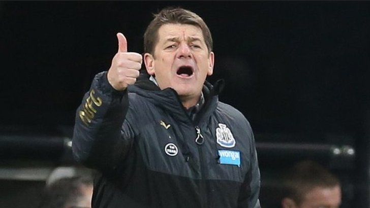 Newcastle United head coach John Carver