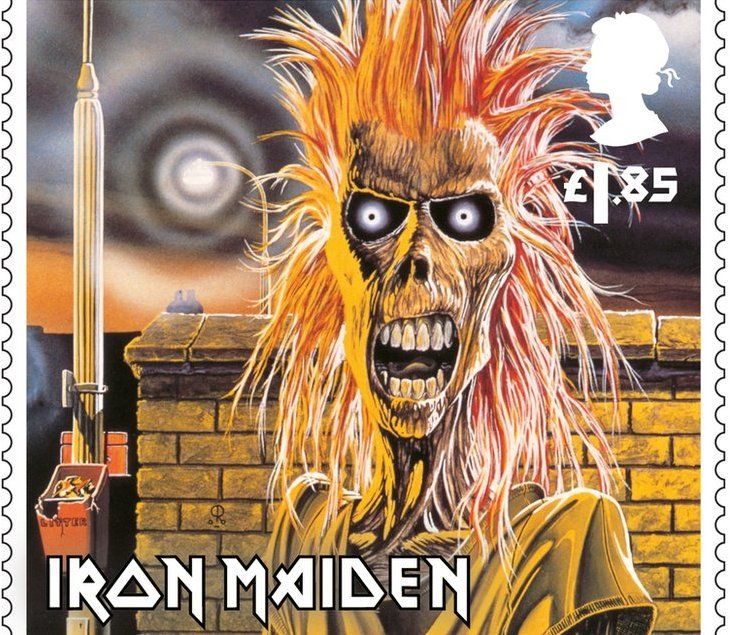 Iron Maiden release limited edition postal stamps with Royal Mail - BBC News