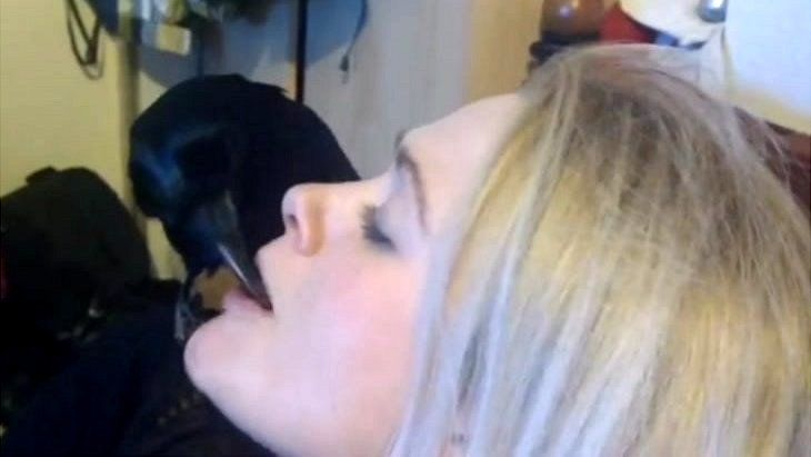 Helen kissing her rook