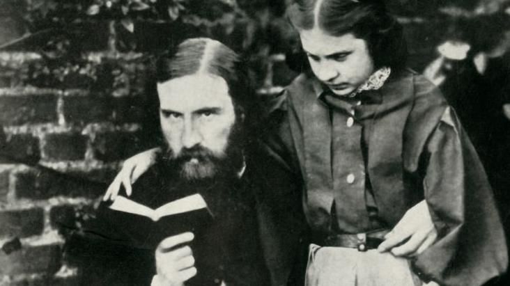 George MacDonald and his daughter