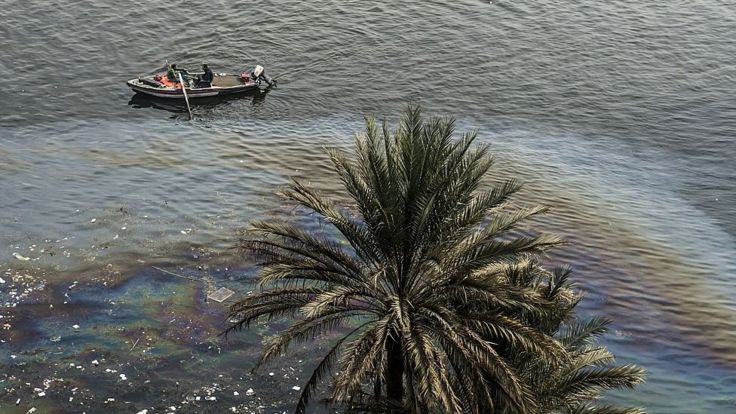 Pollution on the Nile