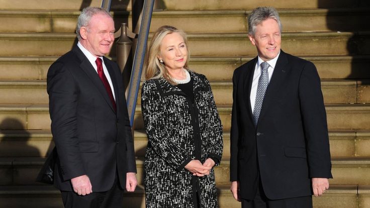 Hillary Clinton visited Stormont when she was US secretary of state in 2012