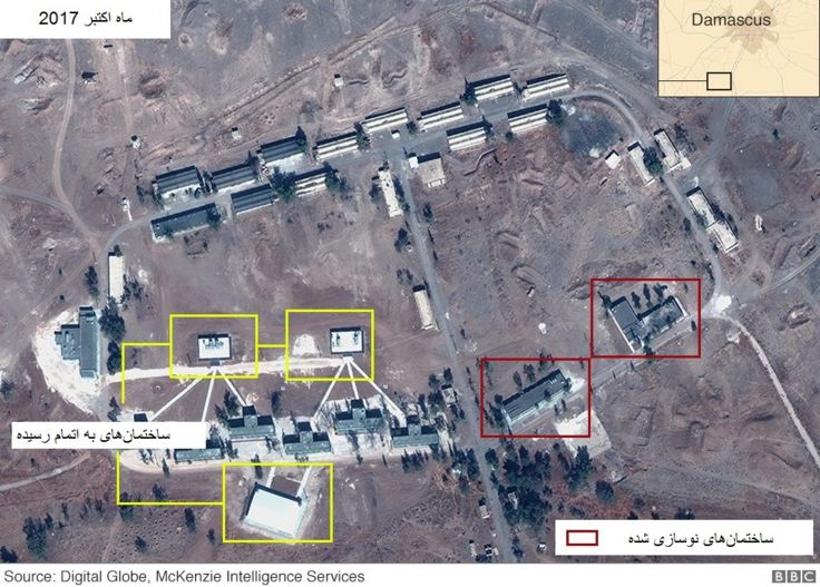 تصاویر ماهواره‌ای از پایگاه در جنوب سوریه