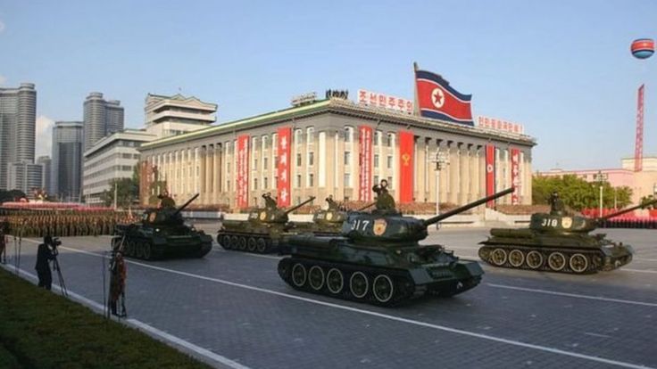 Ni jambo la kawaida kwa Korea Kaskazini kufanya gwaride la kijeshi