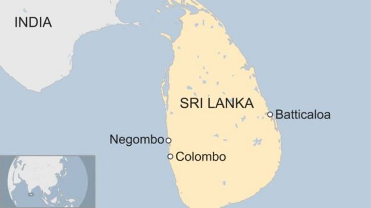  106544146 Sri Lanka Locator Map Nc 