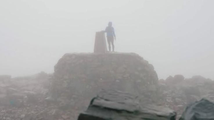 Imo Boddy on top of Ben Nevis