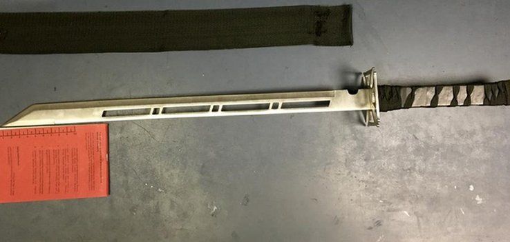 Fantasy-style sword recovered in Islington