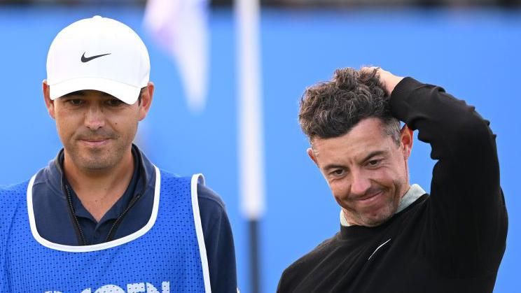 McIlroy shows his disappointment