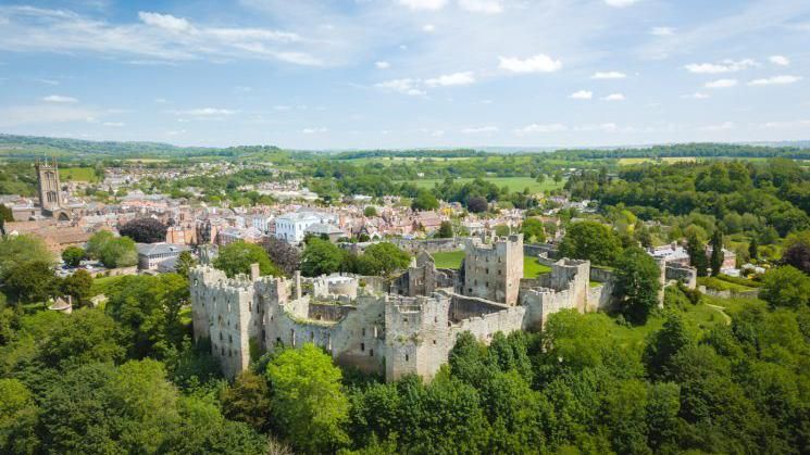 Aerial view of Ludlow 