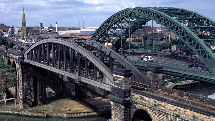 Wearmouth Bridge in Sunderland