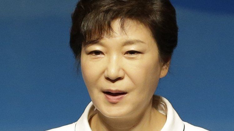 South Korean President Park Geun-hye, in a file image from 15 August 2013