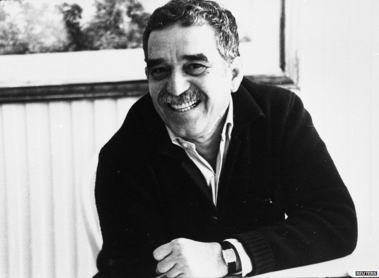 Gabriel Garcia Marquez celebrates the 20th anniversary of his novel "100 Years of Solitude," his greatest work and a symbol of Latin American literature in Bogota, Colombia, June, 1987.