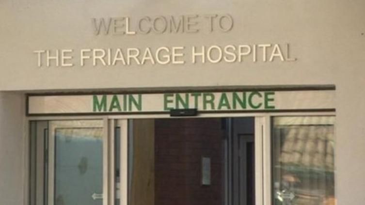 Main entrance of the Friarage Hospital