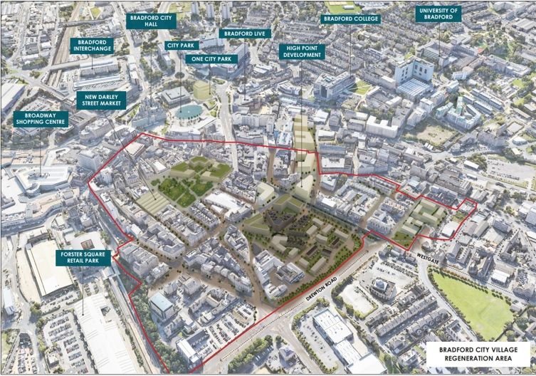 Bradford city centre plan