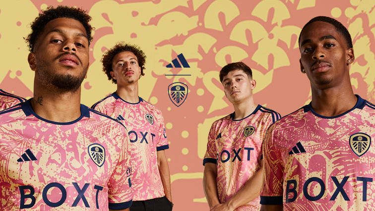 Leeds United: The Whites unveil colourful third kit for 2023-24 - BBC Sport