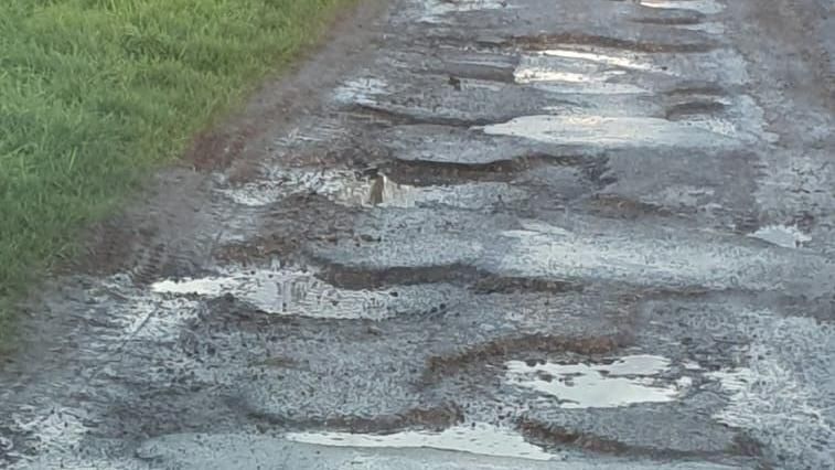 Potholes in Sutterton Drove