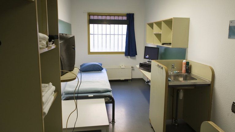 A standard cell inside Scheveningen jail (undated image)
