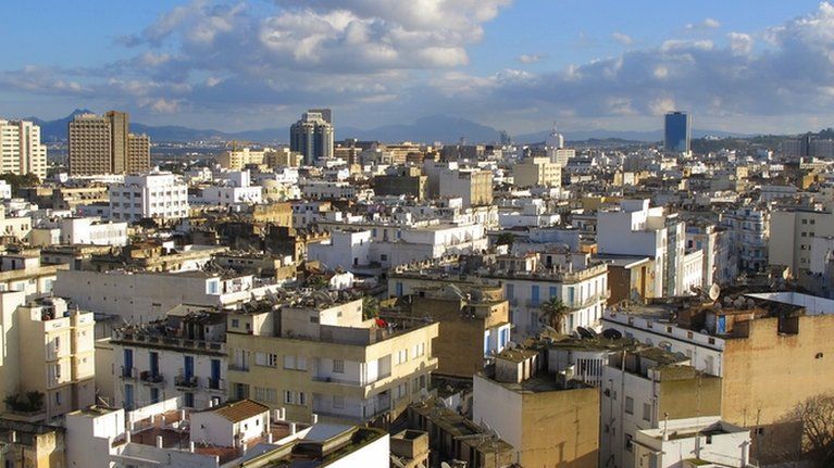 Tunis city skyline