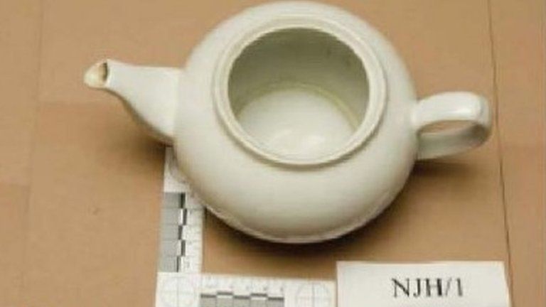 Inquiry picture of teapot used to poison Alexander Litvinenko