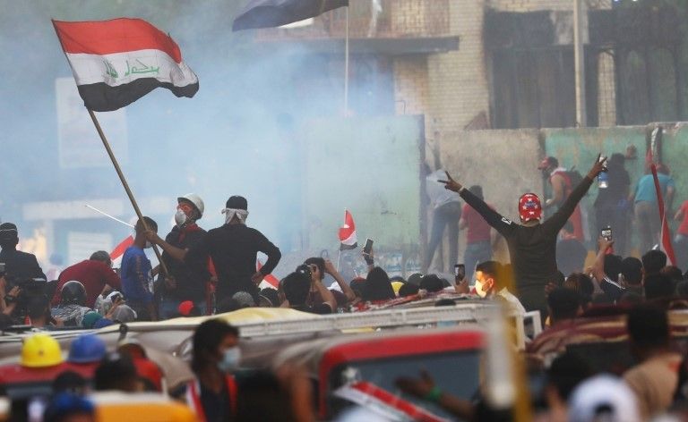 Protests in Iraq on Friday