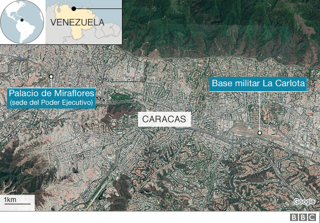 Mapa Caracas